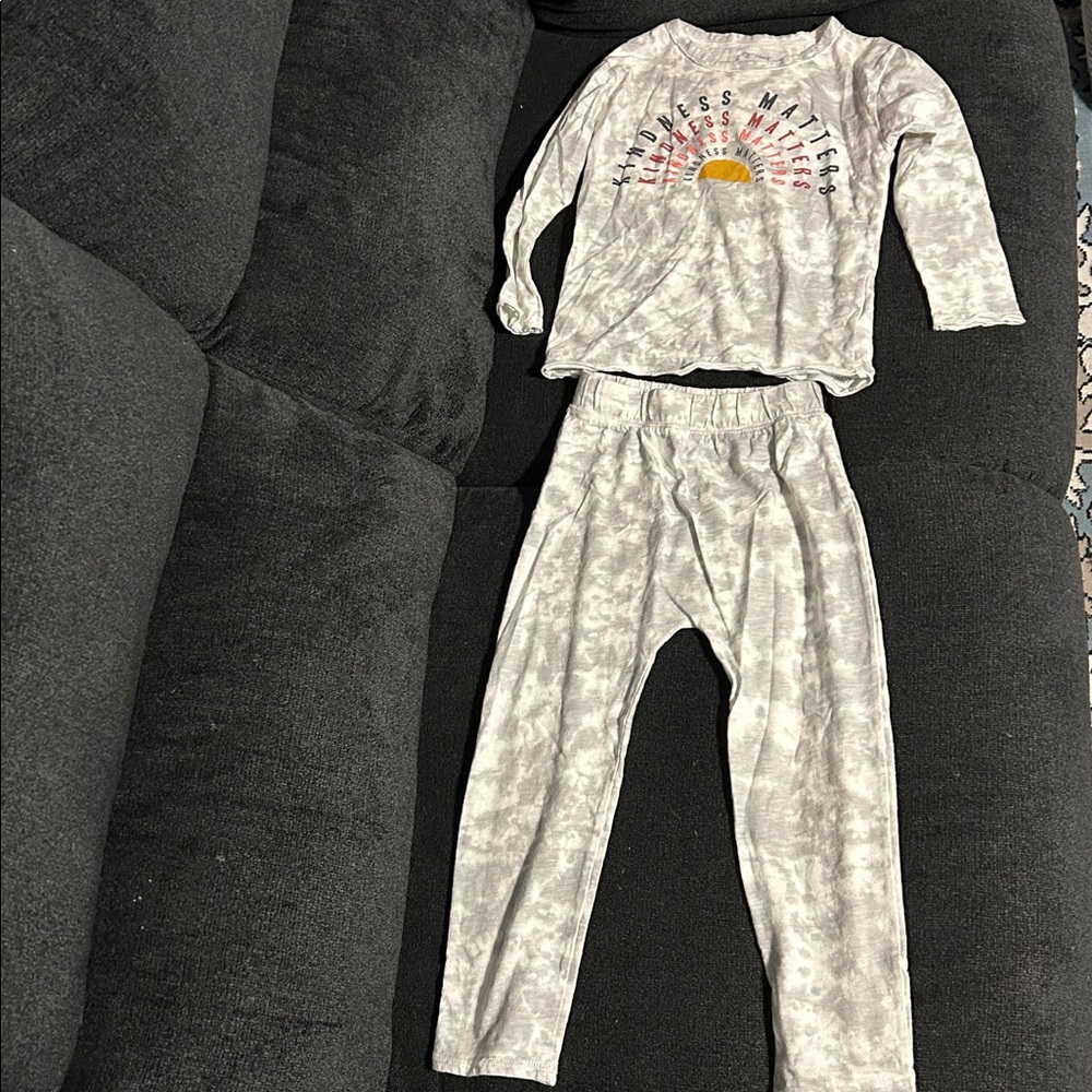 Art Class Cream Kids Top